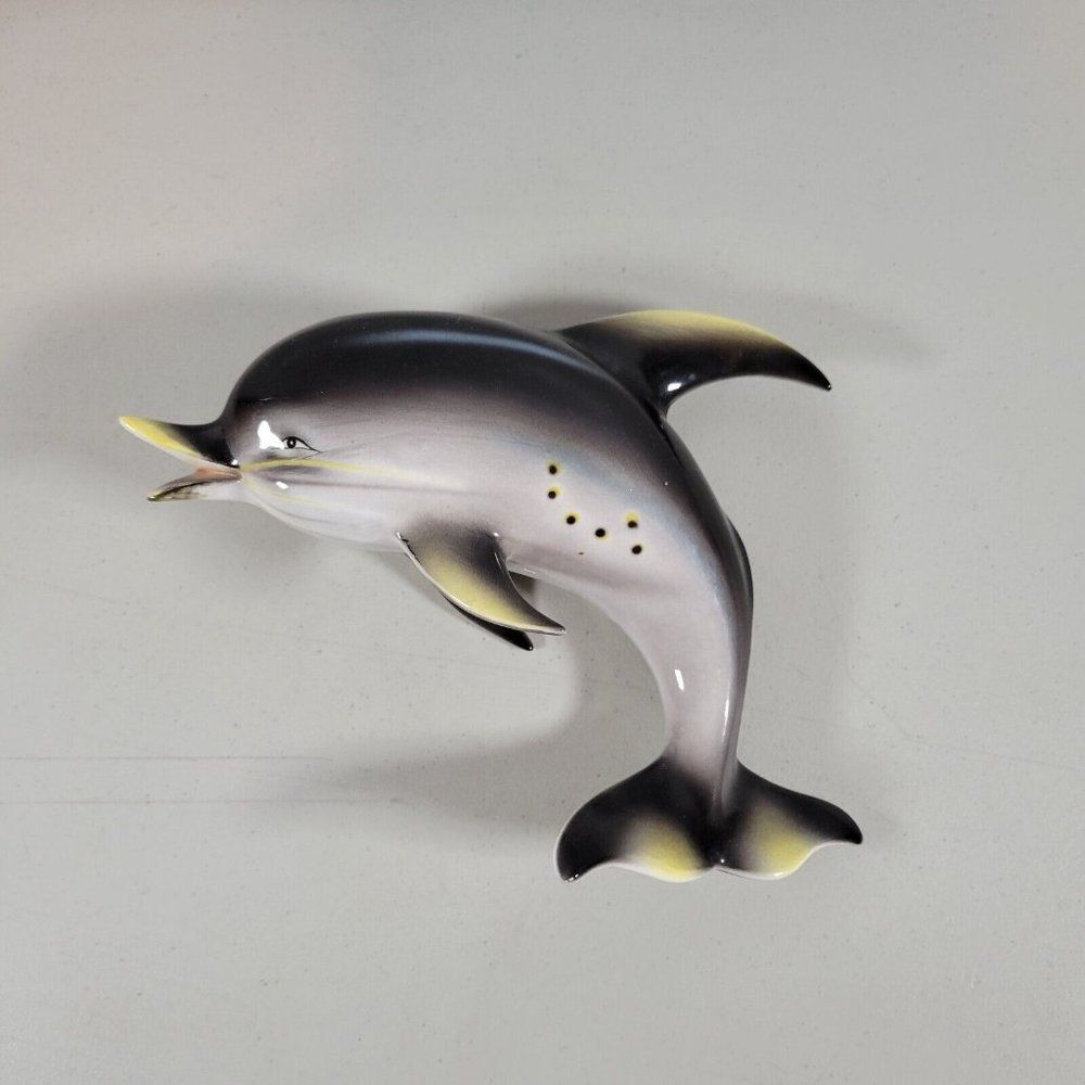 Dolphin Ceramic Bathroom Air Deodorizer Holder Heftons Size 8.25" x 6"